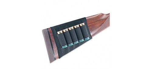 Uncle Mike's 5 Loop Open Style Buttstock Shell Holder for Shotguns