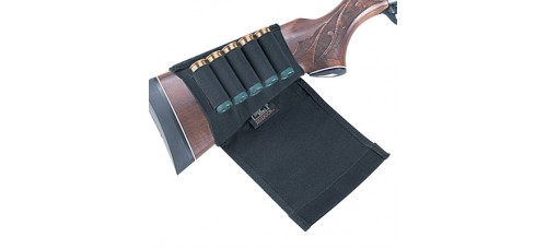 Uncle Mike's 5 Loop Flap Style Buttstock Shell Holder for Shotguns