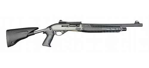 Benelli M2-G1 Tactical Telescopic 12 Gauge 3" 18.5" Barrel Semi Auto Shotgun - Black/Gray Benelli M2-G1 Tactical Telescopic 12 Gauge 3" 18.5" Barrel Semi Auto Shotgun - Black/Gray