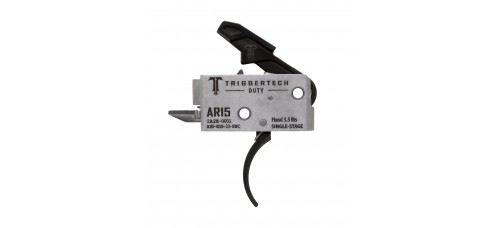 TriggerTech Duty AR15 Single Stage 3.5lbs. Trigger - Curved