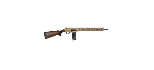 Crusader Arms Backland Hunter .223 Rem/5.56 NATO 18.6" Barrel Semi Auto Rifle - Tan/Wood