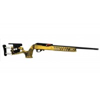 Black Rain Ordnance Pro Am .22LR 18" Barrel Semi Auto Rimfire Rifle- Distressed Yellow Black Rain Ordnance Pro Am .22LR 18" Barrel Semi Auto Rimfire Rifle- Distressed Yellow