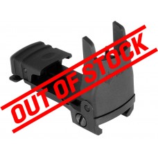 Mission First Tactical Windage/Elevation Flip Up Front Sight - Black