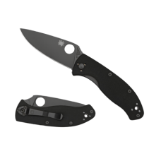 Spyderco Tenacious G-10 Black/Black Plain Edge 7.76" Folding Blade Knife