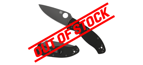 Spyderco Tenacious G-10 Black/Black Plain Edge 7.76" Folding Blade Knife Spyderco Tenacious G-10 Black/Black Plain Edge 7.76" Folding Blade Knife