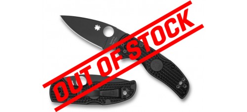 Spyderco Native 5 All Black Folding Knife