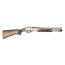 Canuck Defender Marine 12 Gauge 3" 14" Barrel Pump Action Shotgun - Nickel/Walnut Canuck Defender Marine 12 Gauge 3" 14" Barrel Pump Action Shotgun - Nickel/Walnut