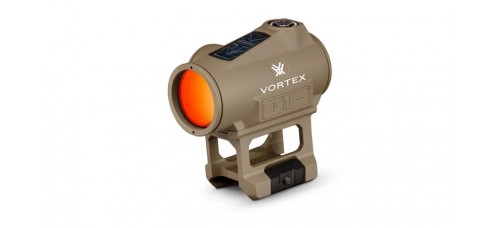 Vortex Crossfire II 2 MOA Solar Red Dot - Tan