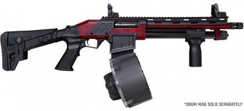 Canuck Recon 3 12 Gauge 3" 12" Barrel Pump Action Shotgun - Distressed Red Canuck Recon 3 12 Gauge 3" 12" Barrel Pump Action Shotgun - Distressed Red