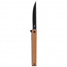 CRKT CEO Flipper 3.35" Folding Blade Knife - Desert Tan