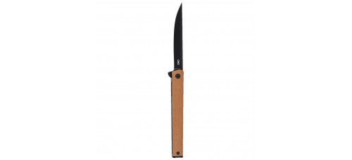CRKT CEO Flipper 3.35" Folding Blade Knife - Desert Tan