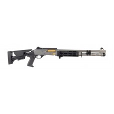Canuck TacOp Pro 12 Gauge 3" 18.5" Barrel Semi Auto Shotgun - Grey/Gold