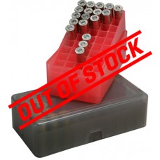 MTM Case-Gard 50 Round Clear Grey Pistol Ammo Box