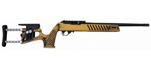Black Rain Ordnance Pro Am .22LR 18" Barrel Semi Auto Rimfire Rifle- Distressed Yellow