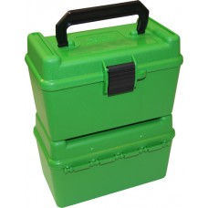 MTM Case-Gard Deluxe 50 Round Ammo Case with Bullet Tip Protection