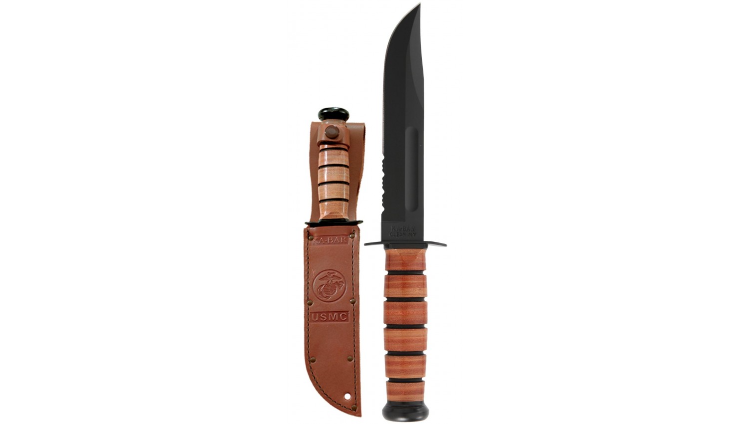KABAR USMC Serrated Edge Knife