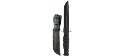 KA-BAR Short Black 5.25" Blade Fixed Blade Knife