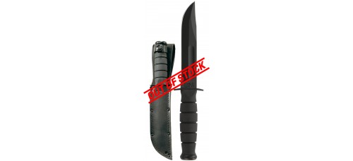 KA-BAR Short Black 5.25" Blade Fixed Blade Knife