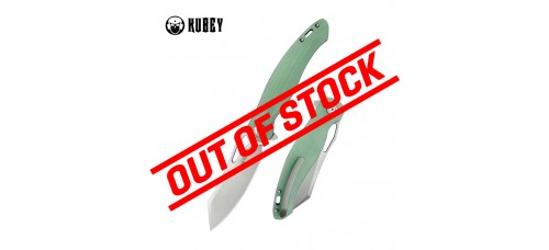Kubey Knife Drake Liner Lock 3.74" Folding Blade Knife - Jade