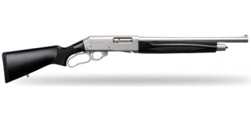 EGE Arms LV12 Black/Nickel 12 Gauge 3" 18.5" Barrel Lever Action Shotgun