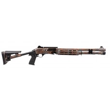 Ege Panzer Arms M4 Speed Pro 12 Gauge 3" 18.5" Barrel Semi Auto Tactical Shotgun - Rusted Blue Cerakote