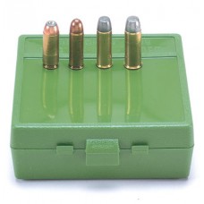 MTM Case-Gard 64 Round Green Flip Top Pistol Ammo Box