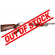 EGE Arms PA37 12 Gauge 3" 18.5" Barrel Pump Action Shotgun Walnut/Nickel