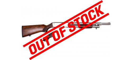 EGE Arms PA37 12 Gauge 3" 18.5" Barrel Pump Action Shotgun Walnut/Nickel