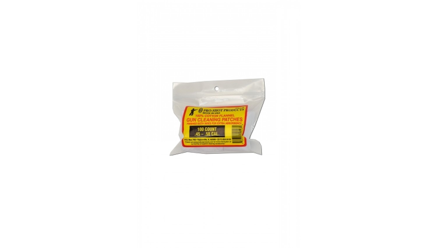 Pro Shot 500 Count Black Powder 2-1/2" Round Patches For 45-58 Cal Muzzleloaders