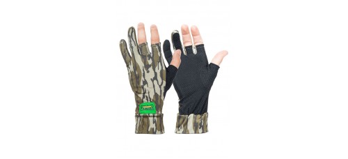Primos Hunting Stretch Fit MO Bottomland Fingerless Gloves