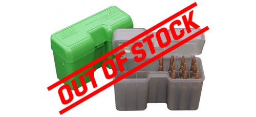 MTM Case-Gard 22 Round Flip Top Green Rifle Ammo Box