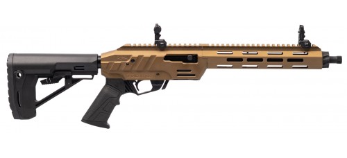 Adler RF-224 Tactical .22LR 11.7" Barrel Semi Auto Rimfire Rifle - Bronze