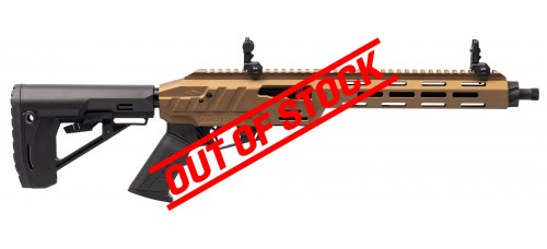 Adler RF-224 Tactical .22LR 11.7" Barrel Semi Auto Rimfire Rifle - Bronze