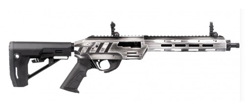 Adler RF-224 Tactical .22LR 11.7" Barrel Semi Auto Rimfire Rifle - Distressed White