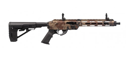 Adler RF-224 Tactical .22LR 11.7" Barrel Semi Auto Rimfire Rifle - FDE Camo
