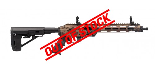 Adler RF-224 Tactical .22LR 11.7" Barrel Semi Auto Rimfire Rifle - FDE Camo