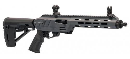 Adler RF-224 Tactical .22LR 11.7" Barrel Semi Auto Rimfire Rifle - Grey