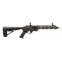 Adler RF-224 Tactical .22LR 11.7" Barrel Semi Auto Rimfire Rifle - Multi Camo