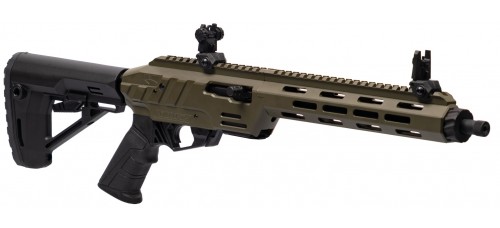 Adler RF-224 Tactical .22LR 11.7" Barrel Semi Auto Rimfire Rifle - ODG