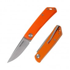 Real Steel Luna Lite Orange 2.76" Blade Folding Blade Knife