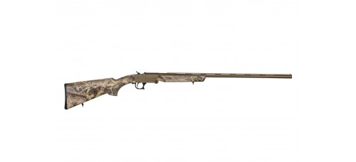 Federation Firearms Single Shot 12 Gauge 3" 28" Barrel Break Action Shotgun - Camo/Bronze