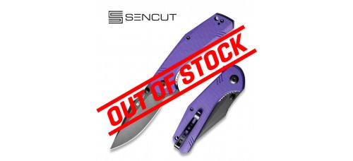 Sencut Actium 3.46" Folding Blade Knife - Purple