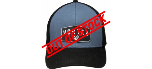 Vortex Blue Grey Go Big Patch Cap