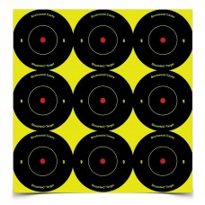 Birchwood Casey Shoot-N-C 2" Round Reactive Self Adhesive Targets