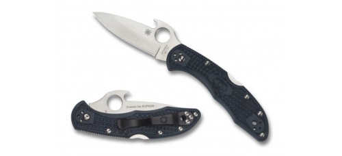 Spyderco Delica 4 Grey FRN Emerson Opener Folding Knife