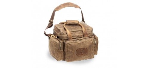 Browning Santa Fe Leather/Waxed Cotton Canvas Shooter’s Bag